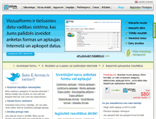 Tablet Screenshot of lv.vizzualforms.com